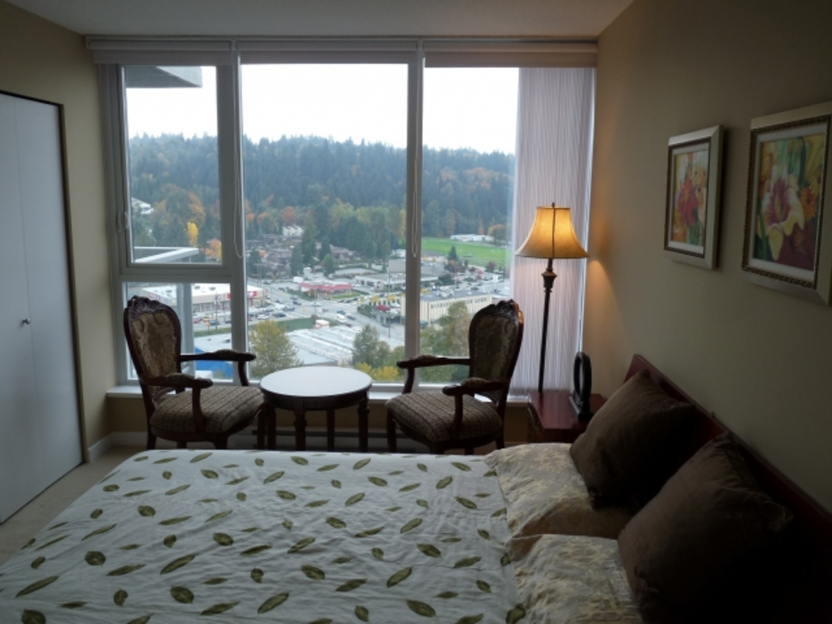 Master Bedroom at 2701 - 660 Nootka Way, North Shore, Port Moody